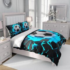 Gyermek ágynemű, foci, poliészter mikroszálas Ágynemű - gyermek Naty Shop