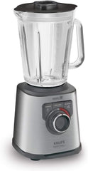 Krups KB403D Perfectmix + Hochleistungsstandmixer | 1200W | 28 000 RPM | 2L Glasbehälter | 3 előre beállított programok | Powelix- Technologie | Edelstahl/Dunkelgrau Kitchen Naty Shop Edelstahl/Dunkelgrau