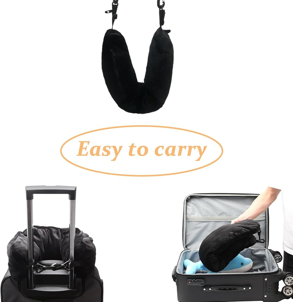 Bivpreom Pernă de gât umplută pentru călătorie, Pernă de călătorie umplută, Pernă de gât de călătorie, Umplută cu îmbrăcăminte, Se transformă în bagaj suplimentar fără exces de bagaje Perne calatorie Naty Shop