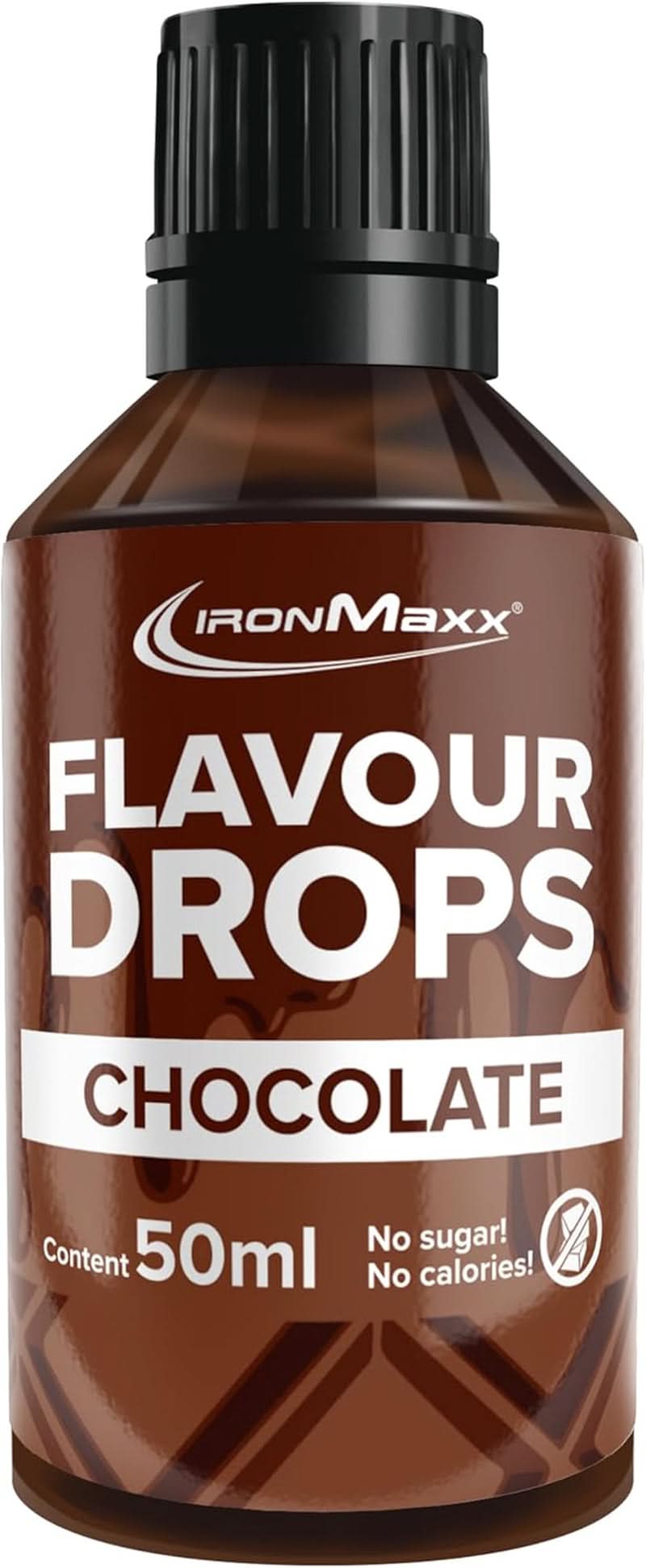 Ironmaxx ízesített cseppek – kalória és cukor nélkül, 50 ml Flavours Naty Shop Chocolate