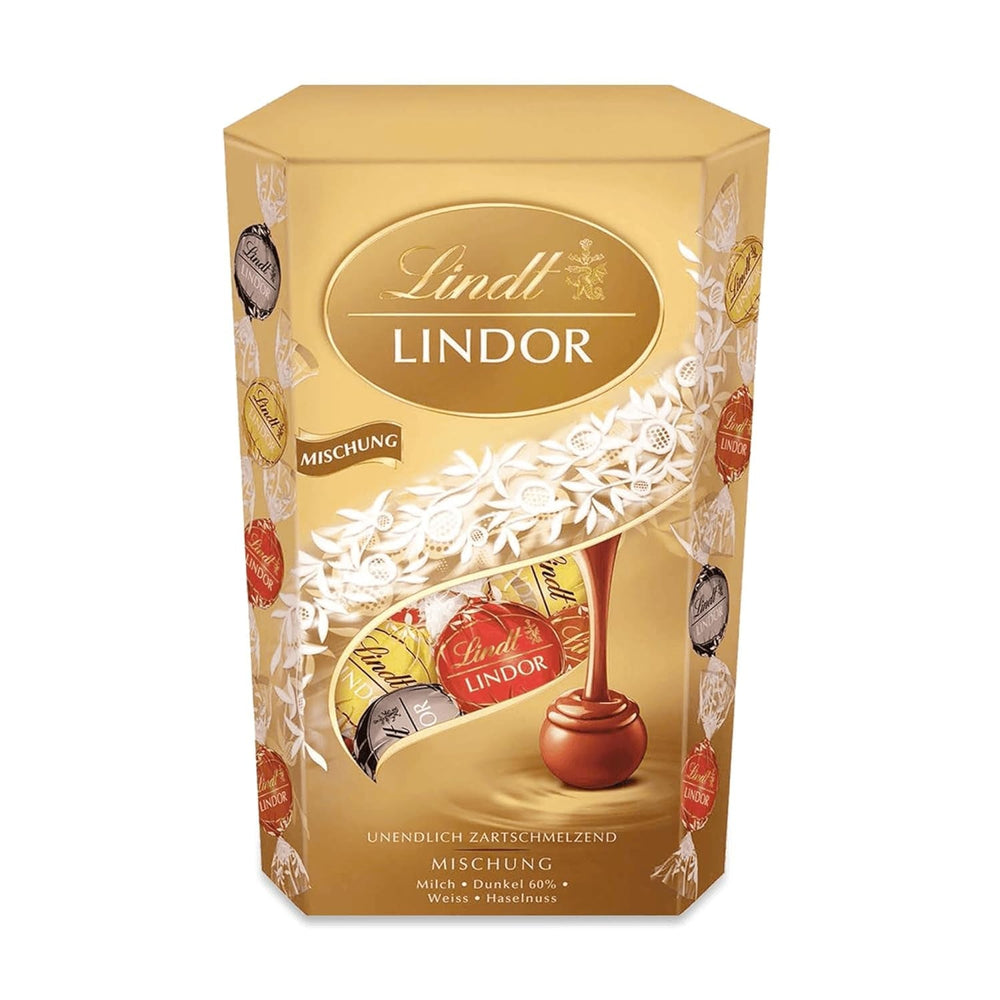 Lindt Chocolate LINDOR sfere cu umplutura de fistic, 500 grame Bomboane de Ciocolata Naty Shop 500 grame Amestec