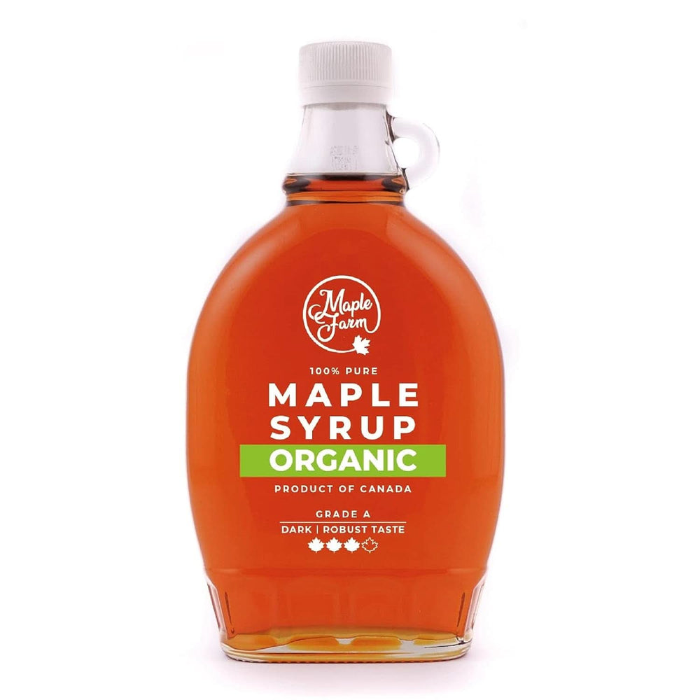 Maplefarm - Pure Canadian Organic Dark juharszirup, A fokozat, sötét, erős ízű - 250 ml Naty Shop édesítőszer 500 ml