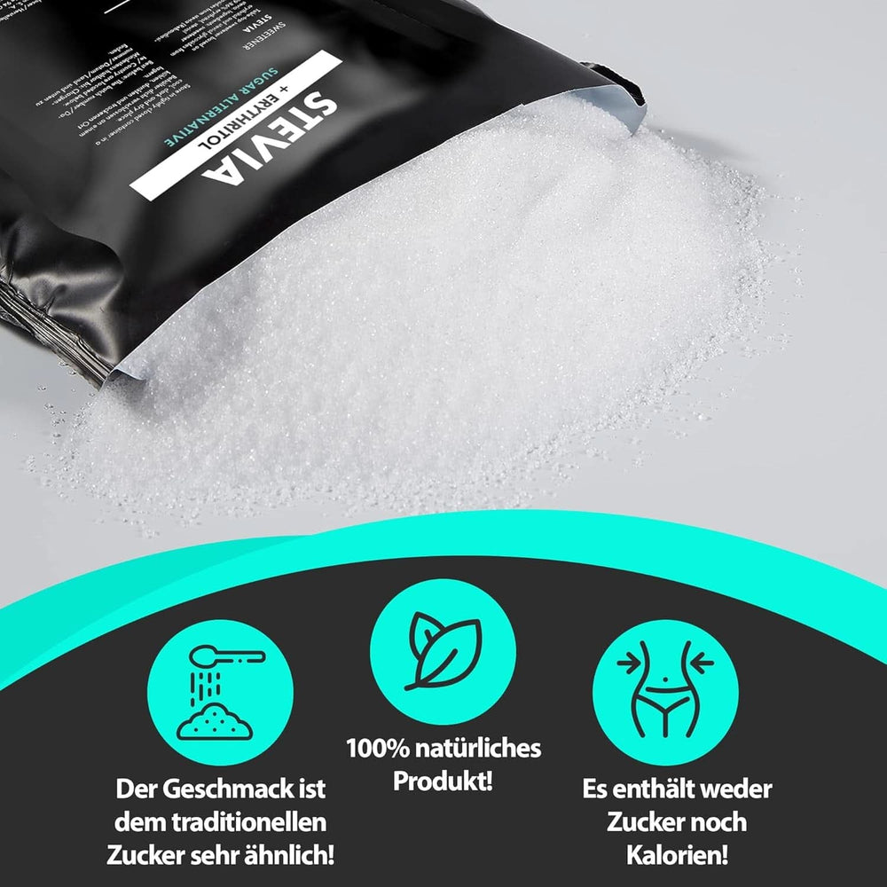 Természet diéta - Stevia édesítőszer, 1 kg édesítőszer Naty Shop