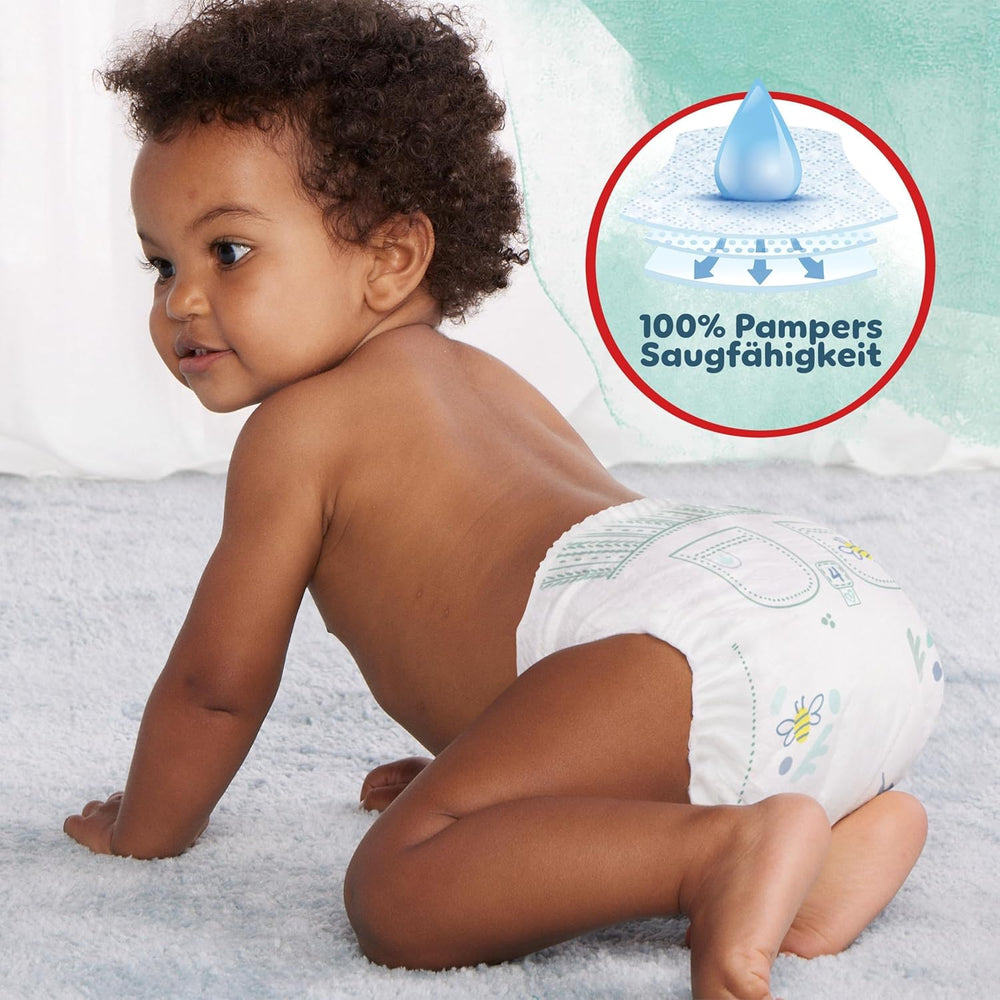 Pampers Harmony Pants 5-ös méretű pelenka, 144 db, 12 kg-17 kg, gyengéd bőrvédelem és 360°-os kényelem