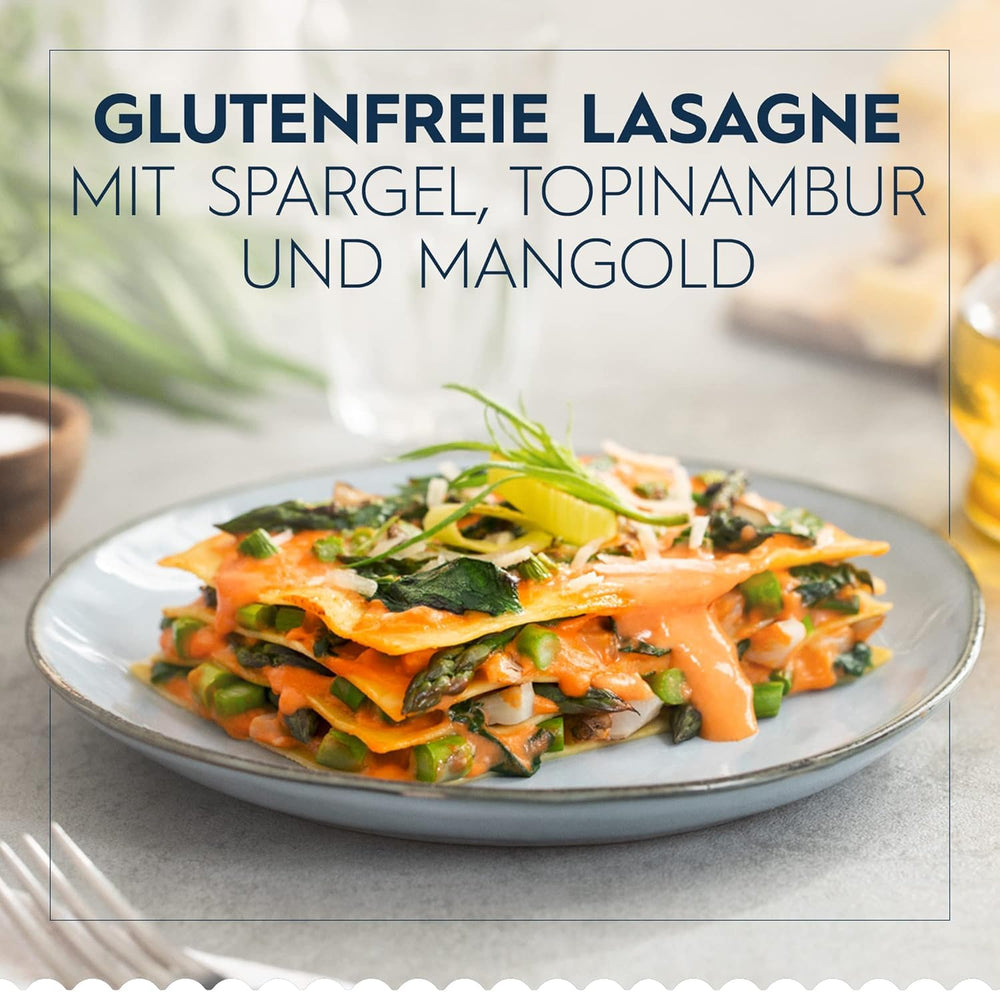 Barilla tészta gluténmentes lasagna, finom kukoricából és rizzsel, tökéletes cöliákiában vagy gluténérzékenységben szenvedőknek, 10 db-os (10 x 250 g) csomag