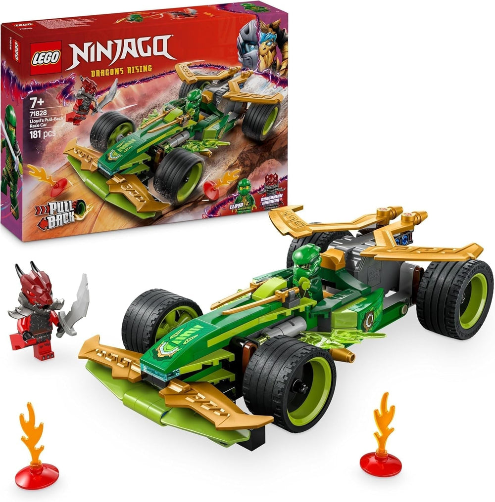 LEGO NINJAGO Lloyd's Action Speedster - Építőautó 2 minifigurával a szerepjátékhoz, Építőjáték gyerekeknek - Ajándék fiúknak és lányoknak 7 éves 71828 Építőkészletek Besuche den LEGO-Store alapértelmezett cím