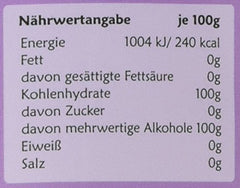 Eredeti nyírfacukor Finnországból, 1 kg Sweeteners Naty Shop