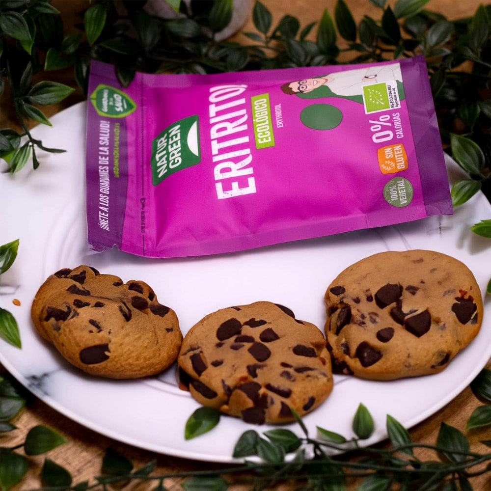 Bio eritrit, természetes édesítőszer, bio, alacsony glikémiás index, 500 gramm édesítőszer Naty Shop