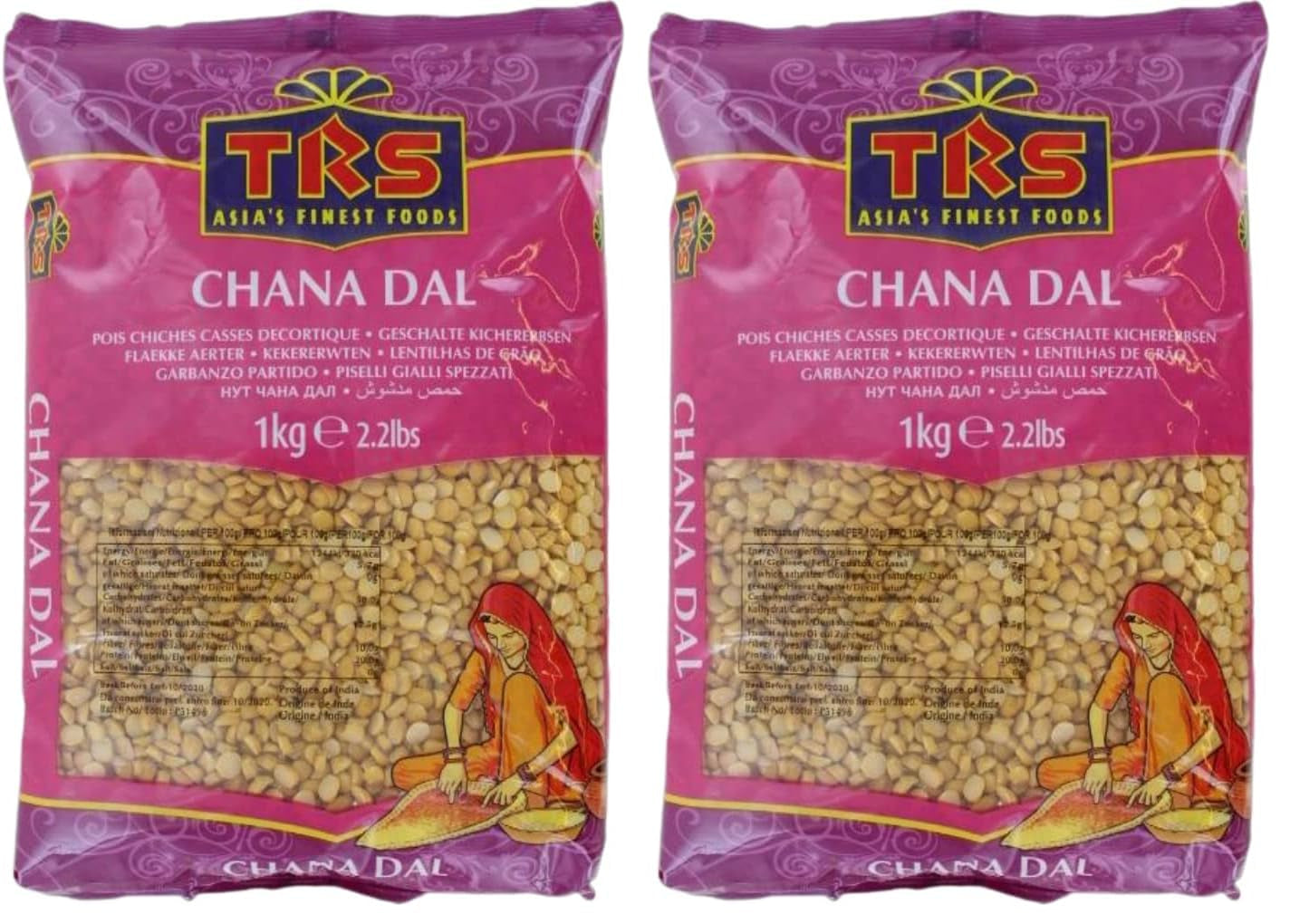 TRS – Csicseriborsó (Chana Dal) – (1 x 1 kg)