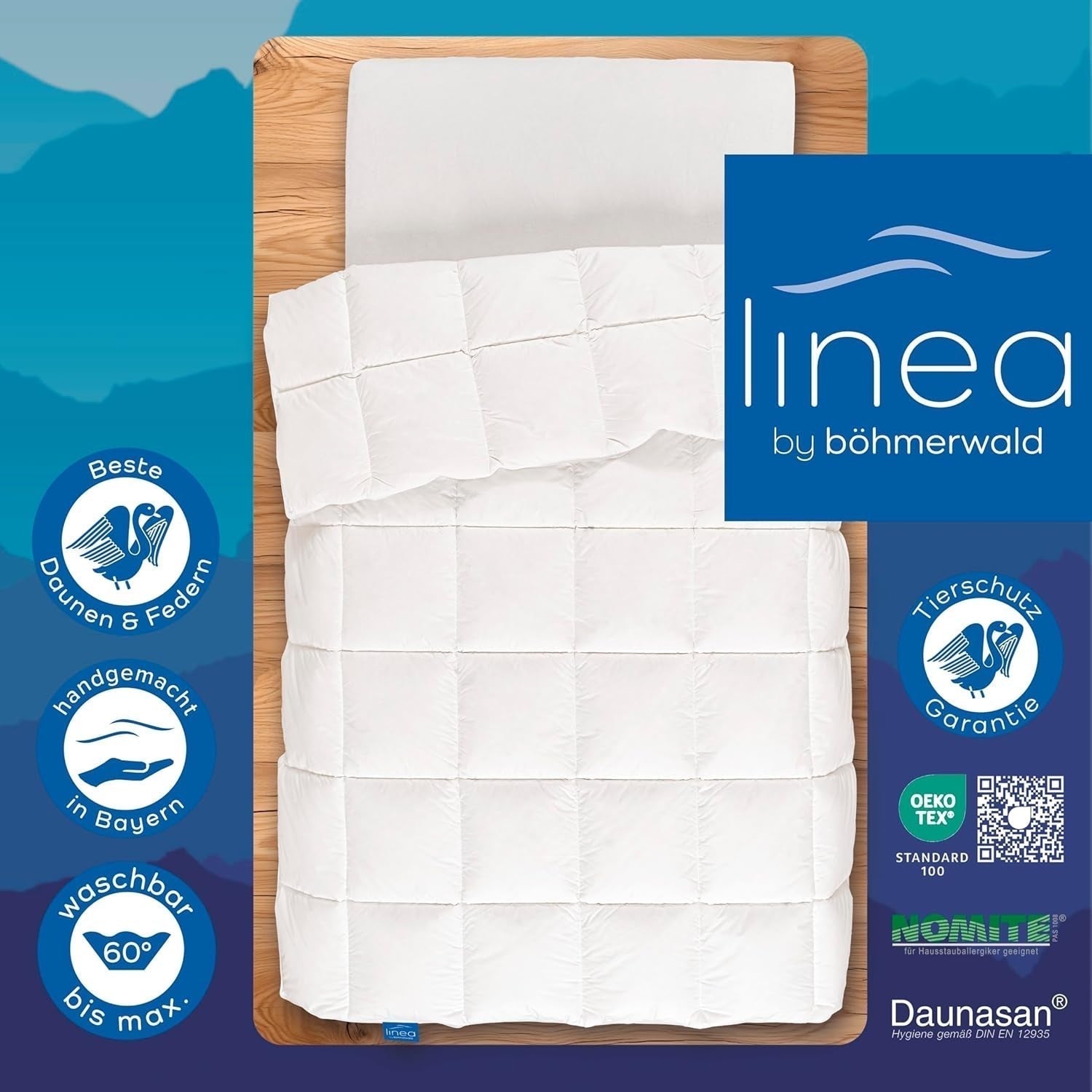 Komfort paplan, (90 puff / 10 toll), fehér, 135 X 200 cm Paplanok és paplanok Naty Shop