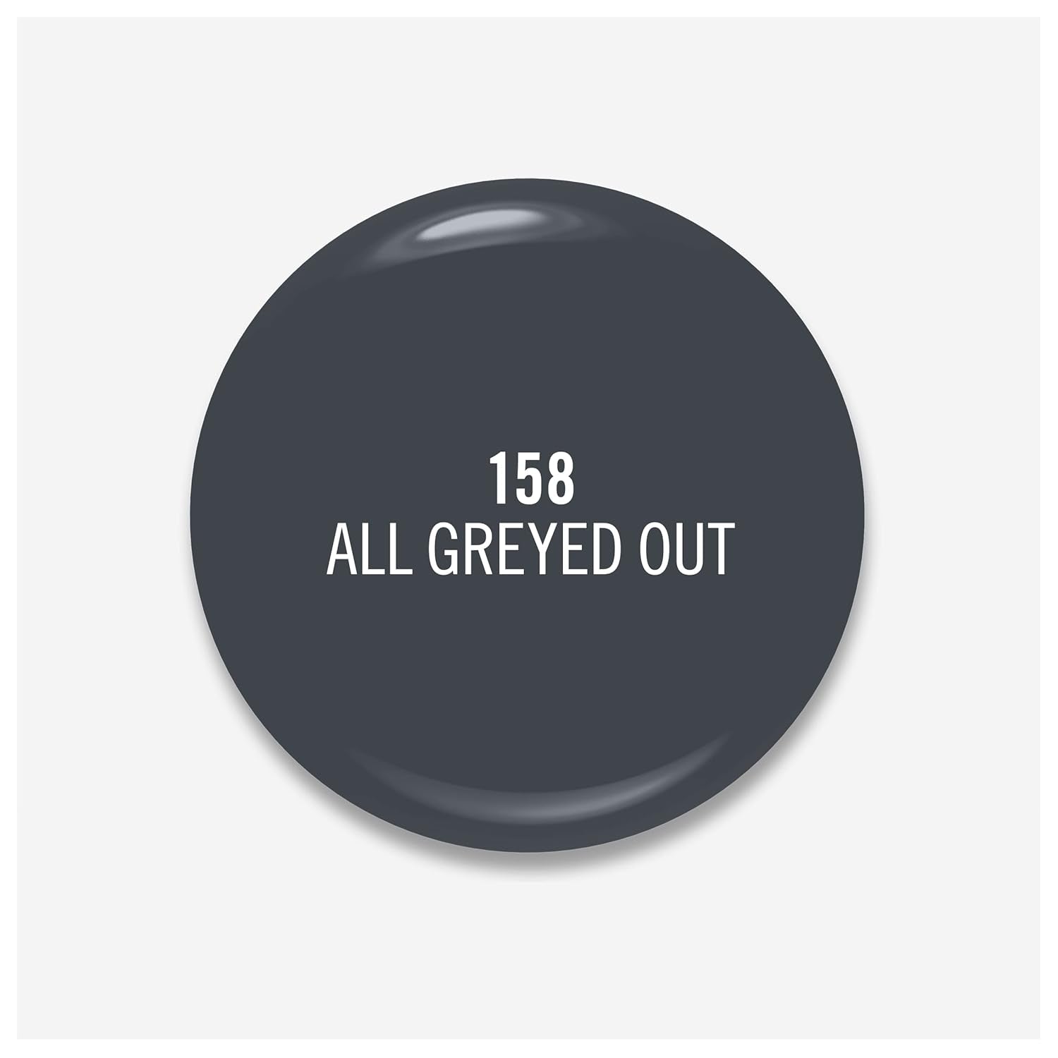 Rimmel K&F Nail 158 All Grayed Out körömlakk