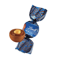 Lindt Roulette Ball Nocciolatte, tejcsokoládé mogyorókrémes töltelékkel és egész mogyoróval, 3000g