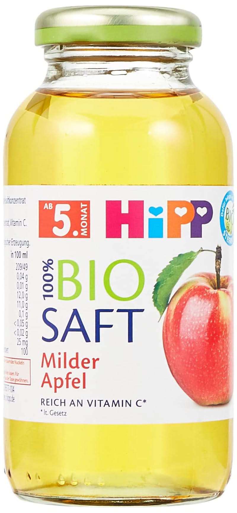 Hipp Banán-alma Bio, 6 db-os (6 x 200 ml) Mother and Child Naty Shop kiszerelésben 6 x 200 ml Alma
