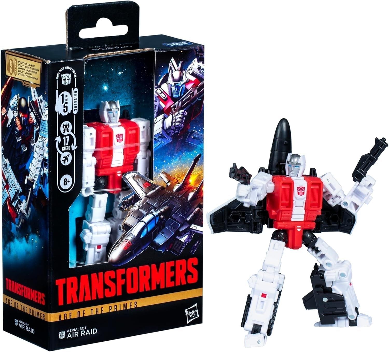 Transformers Age of the Primes Deluxe-Class Aerialbot Air Raid figurină de acțiune Action figures Naty Shop