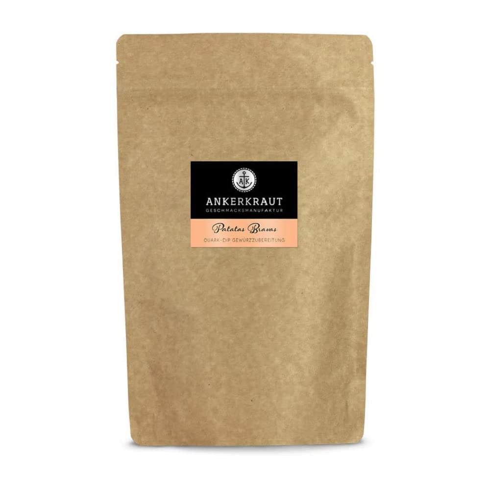 Ankerkraut Patatas Bravas, Gewürzmischung für Spanish Kartoffelwürfel, 90g parafa üvegben