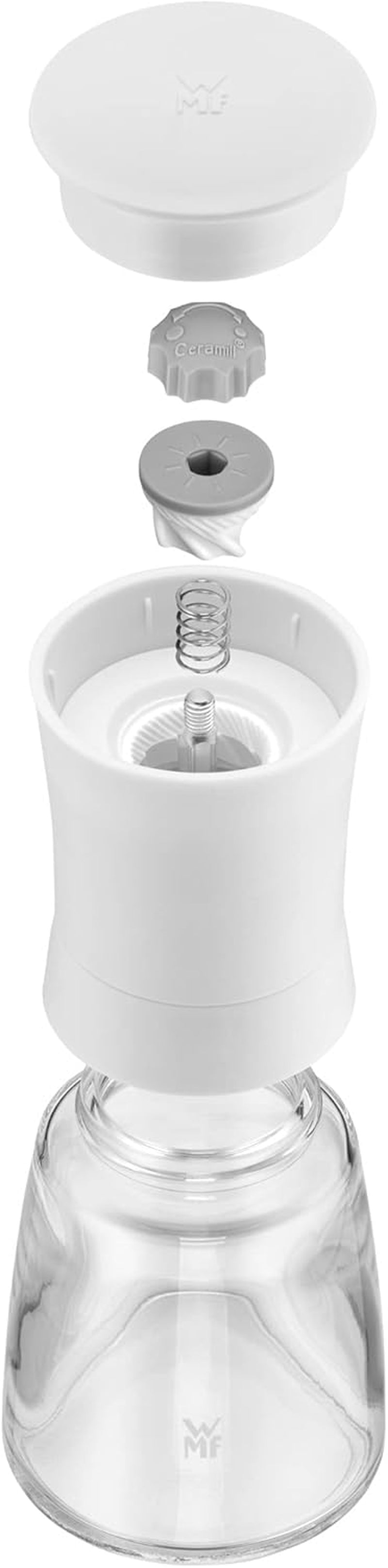 WMF Trend só- vagy borsdaráló 14 cm, töltés nélkül, kerámia daráló, műanyag, üveg, fehér Darálók és szeletelők Naty Shop