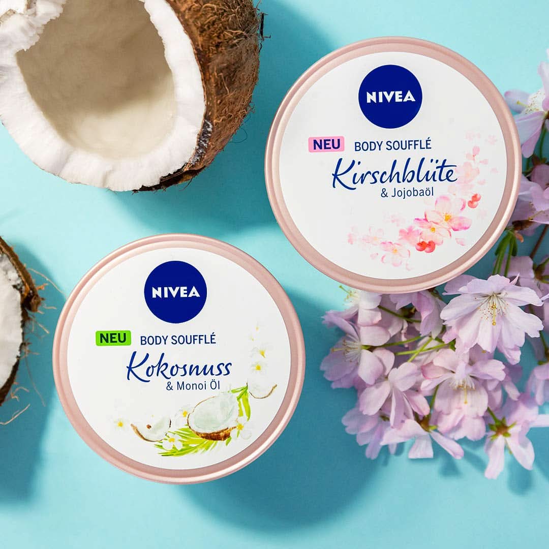 NIVEA Body Soufflé Coconut & Monoi Oil, 200 ml Kozmetikai és Szépségápolási Naty Shop