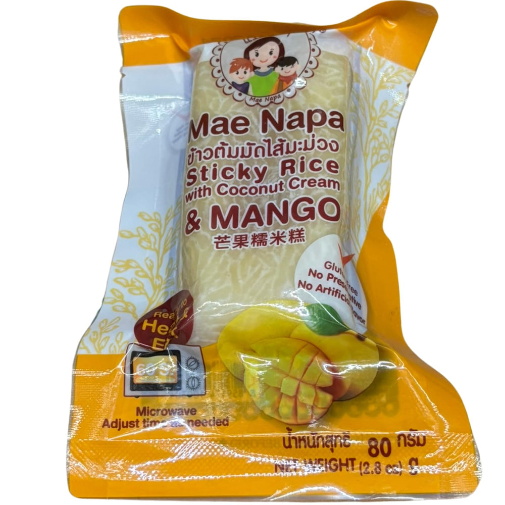 - Ragadós rizs kókuszos és mangós - (6 x 80 g)