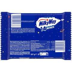 Mini ömlesztett csokoládécsomag, mini csokoládé szeletek nugát krémkaramellel, 227 g, csokoládé ajándékötlet, nagy csokoládécsomag