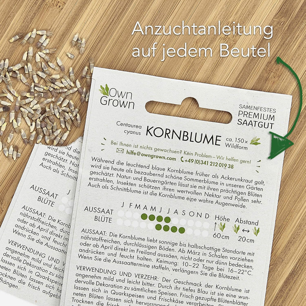 Essbare Blumen Samen készlet: Delikatess Blumen Blumensamen Set mit 6 Sorten Blumen Saatgut – Essbare Blumen Samen – Essbare Blumen für Torte – Essbare Blüten Tortendeko – Blumen Essbar von OwnGrown