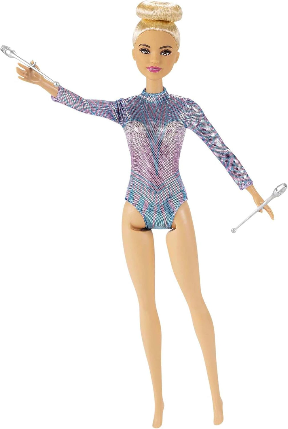 Barbie-Puppe, You Can Be Anything , Rhythmische Sportgymnastik mit blonden Haaren, Zubehör, inkl. Puppe, Geschenk für Kinder, Spielzeug ab 3 Jahre, GTN65