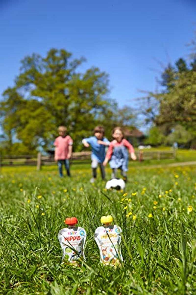 HiPP Organic gyerekeknek HiPPiS eper banán almában - Theo Toucan, 100g