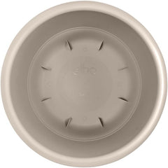 elho Amiga Round 47 - Ghiveci pentru flori pentru interior și exterior - 100% plastic reciclat - Ø 47,0 x Î 35,3 cm - Bej/Bej Ciupercă