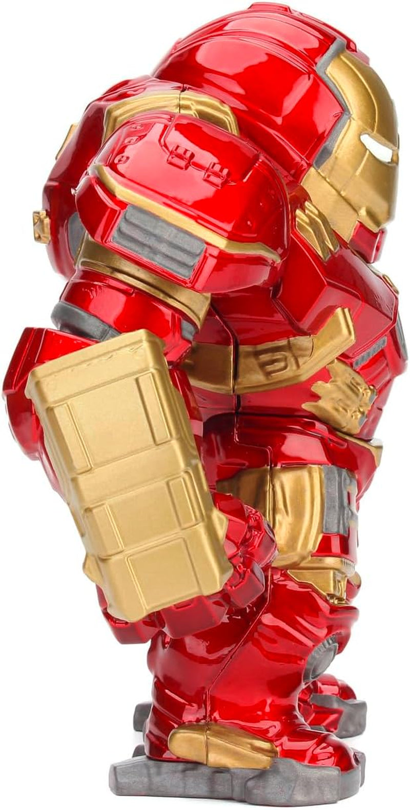Jada Toys Marvel Figure Hulkbuster & Ironman, nyitott és zárt sisak, gyűjthető figurák, készlet, öntvény, piros, méret: 6 hüvelykes Hulkbuster és 2 hüvelykes Ironman akciófigurák Naty Shop