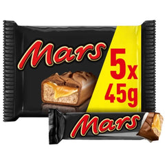 Mars csokoládé, karamell, csokoládé, 1 csomag 5 tábla (1 x 225 g)