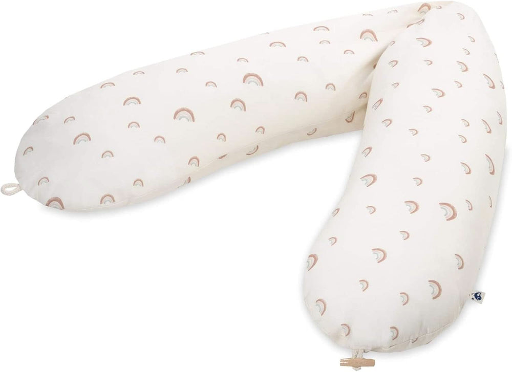 Julius Zöllner Bio szoptatópárna 190 cm, töltet 42 liter Eps mikrogyöngy, német gyártmány Kiegészítők Étel és Szoptatás Baba Naty Shop Szivárvány