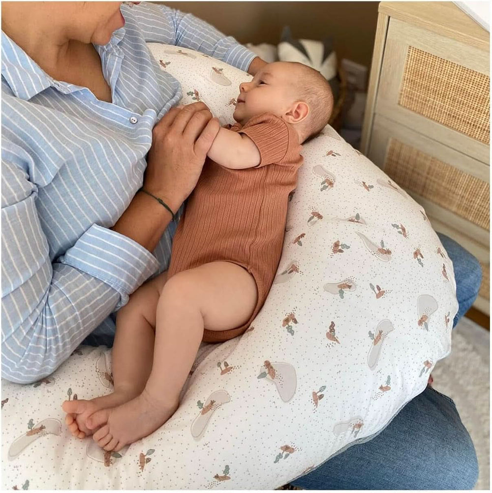 Terhespárna - Szoptatási párna - 2 az 1-ben többfunkciós párna - Levehető huzat 78 X 44 cm Kiegészítők Étel és szoptatás Bebe Naty Shop