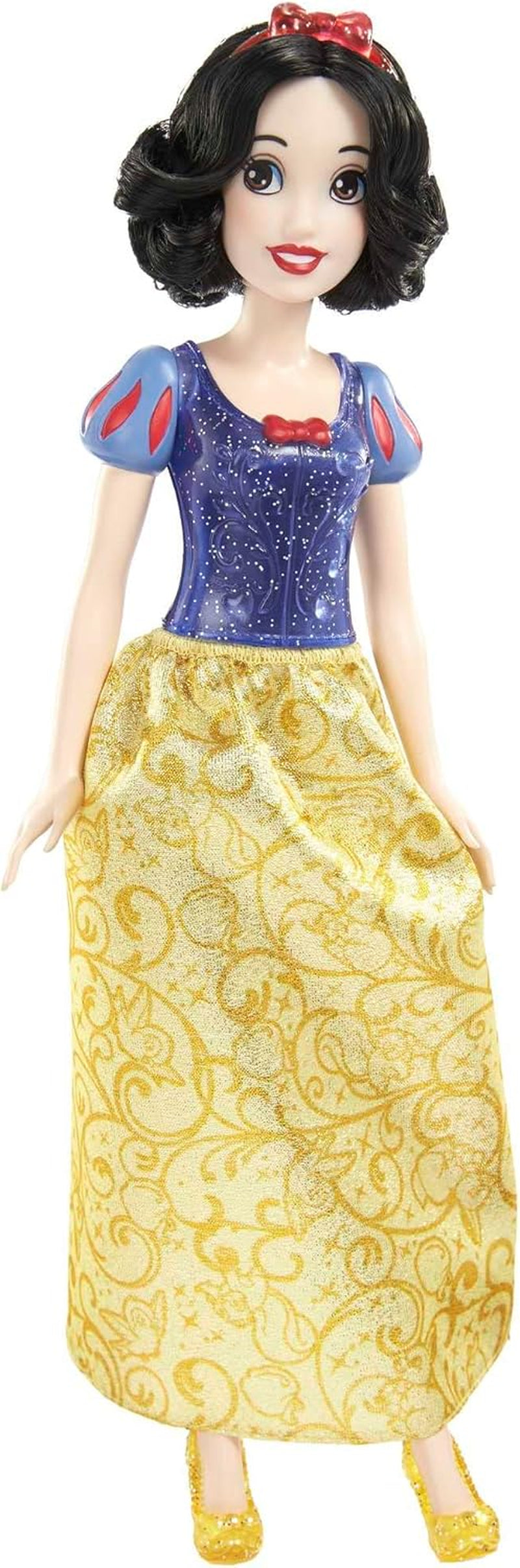 Mattel Disney Princess játék Hófehér mozgatható baba csillogó ruhákkal és kiegészítőkkel Disney film ihlette ajándék gyerekeknek HLW08 Naty Shop babák