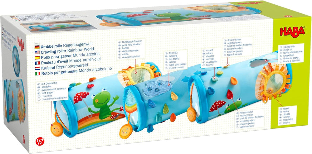 Jucărie pentru copii mici HABA crawling roll rainbow world Jucarii Bebe Naty Shop
