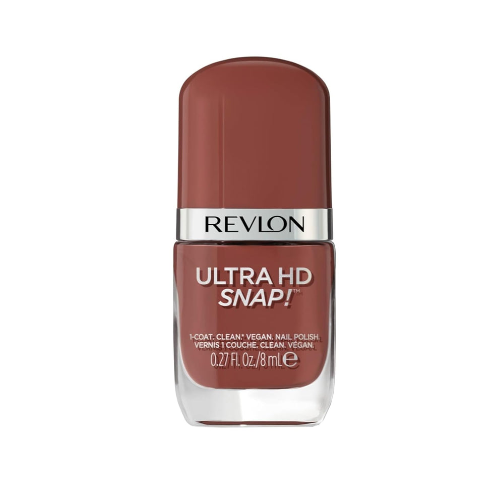 Revlon Ultra HD Snap körömlakk Tartós Vegán Formula Quick Dry One Coat Teljesen fedő szín (8ml) Hot Stuff (007) Unisex