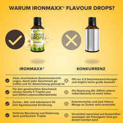 Ironmaxx ízesített cseppek – kalória és cukor nélkül, 50 ml Flavours Naty Shop