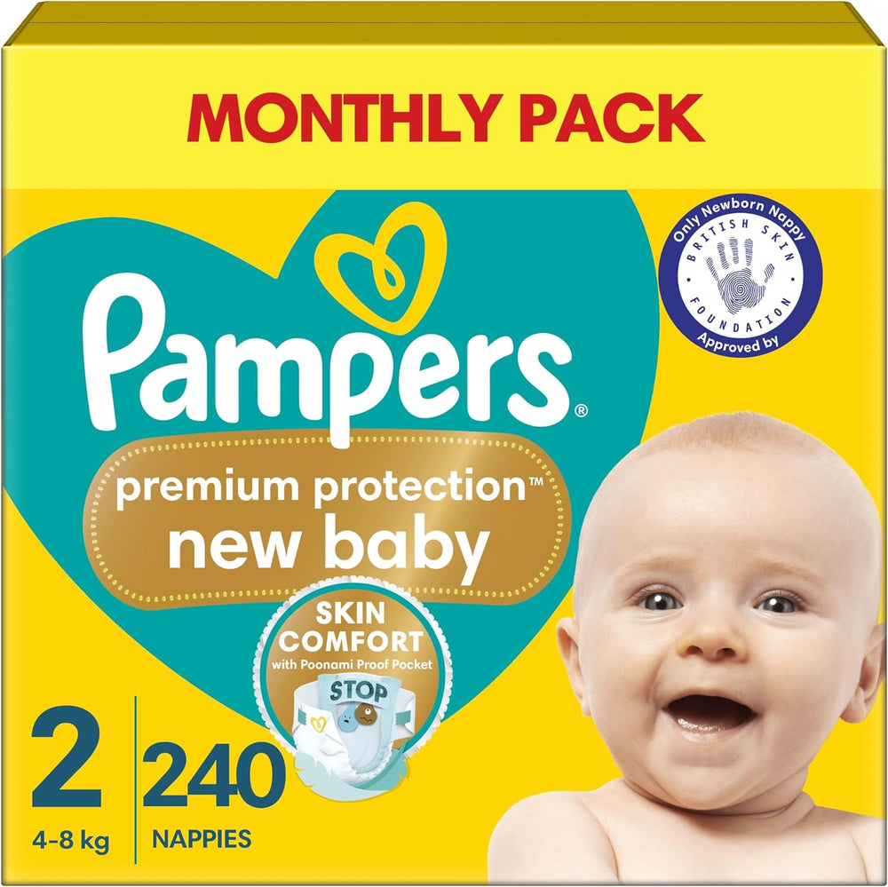 Pampers New Baby 1-es méret Újszülött 2-5 kg-os szállítócsomag, 4 db (4 x 23 db)