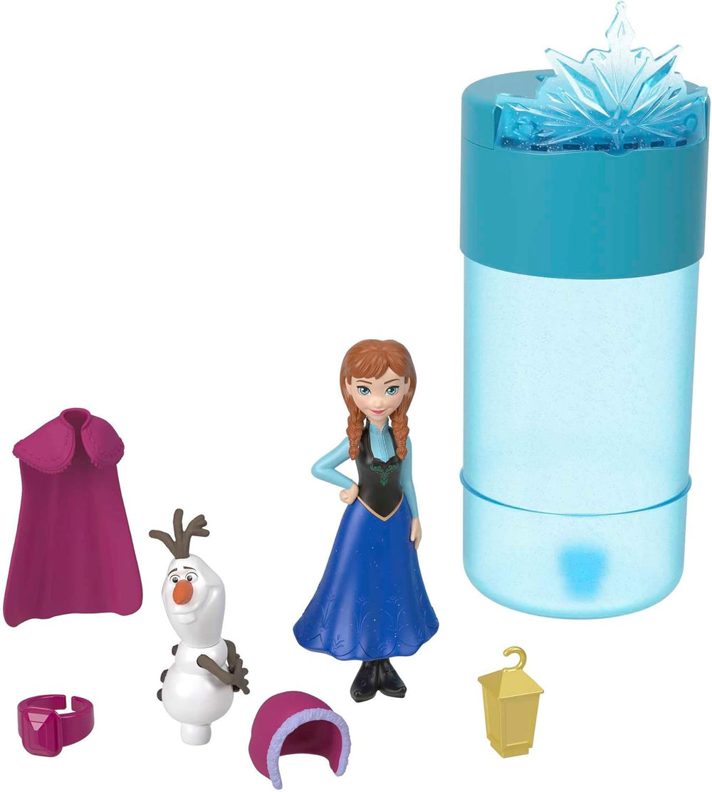 DISNEY Die Eiskönigin - Snow Color Reveal Puppen mit 6 Überraschungen, beleértve a königlichem Zubehör und Haarschmuck-Deckel, für Kinder ab 3 Jahren, HMB83