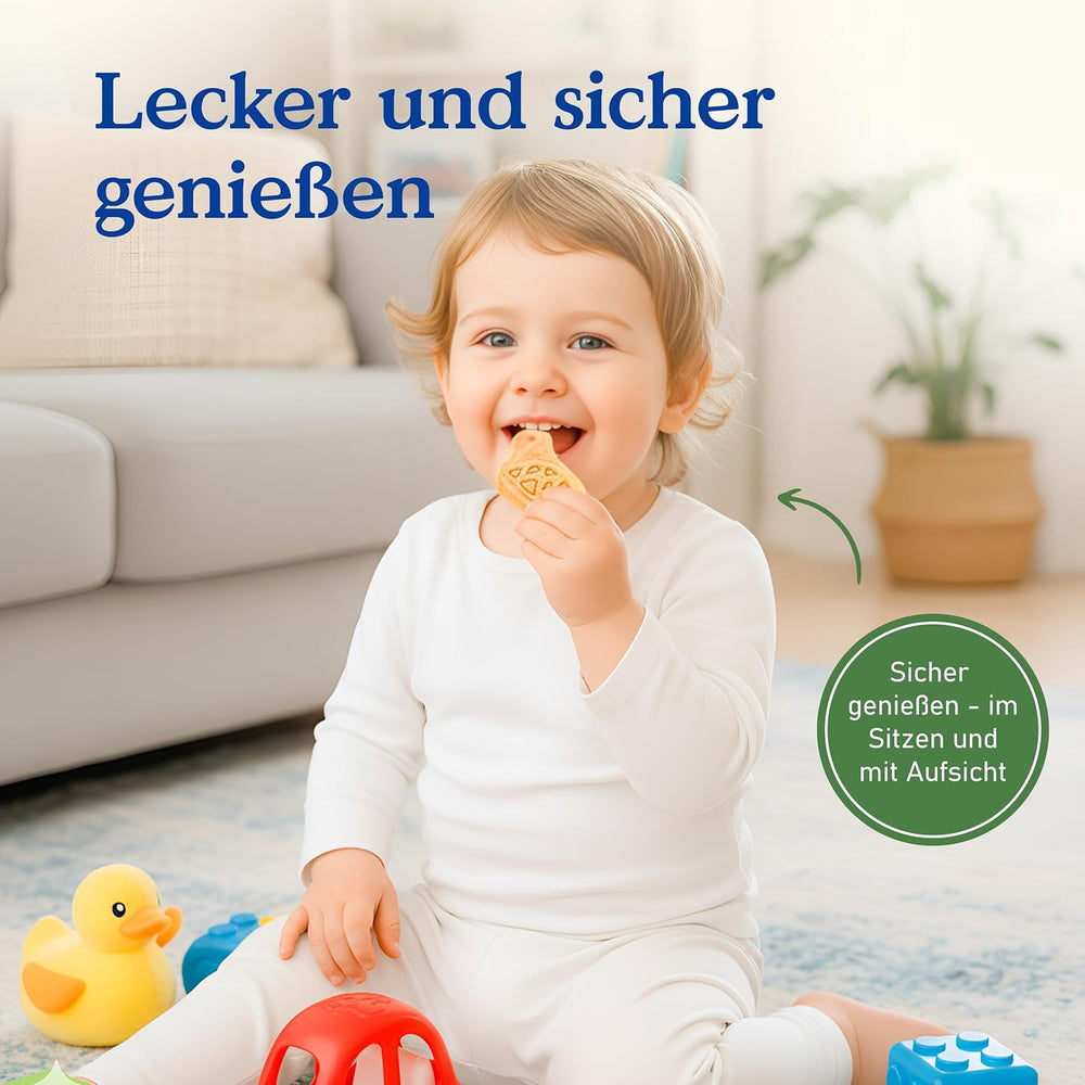 Alete Bio ropogós keksz Alakkal (4 x 125g) - Ropogós Alac keksz babáknak, pálmaolaj mentes, 10 hónapos kortól