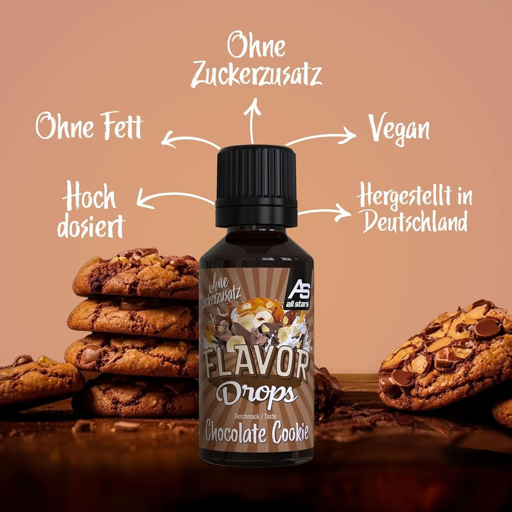 ALL STARS ízesítő cseppek, ízesített cseppek hozzáadott cukor és kalória nélkül - Édesség és íz az ételekhez, 30 ml Édesítőszerek Naty Shop