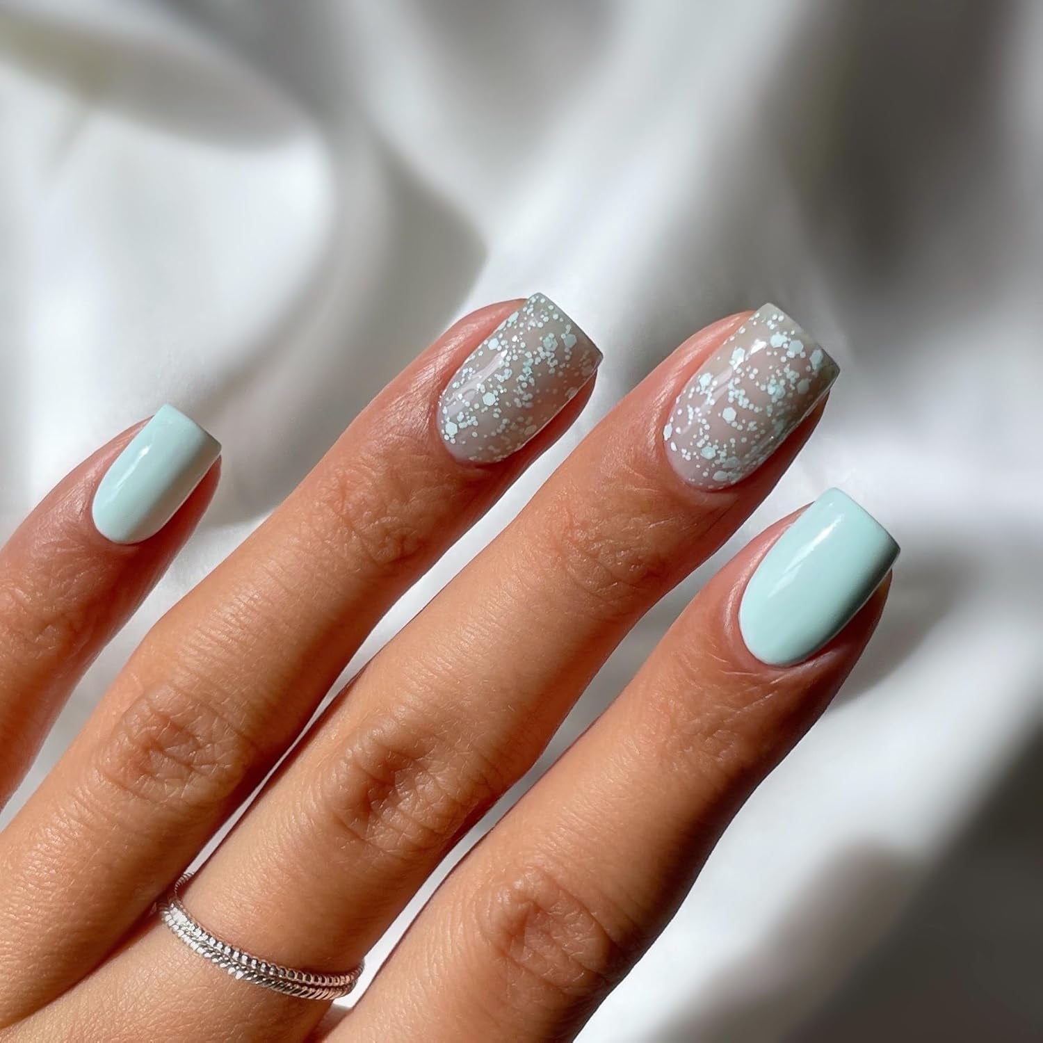 UV körömlakk Semilac Hybrid 495 Mint Glacier 7 ml