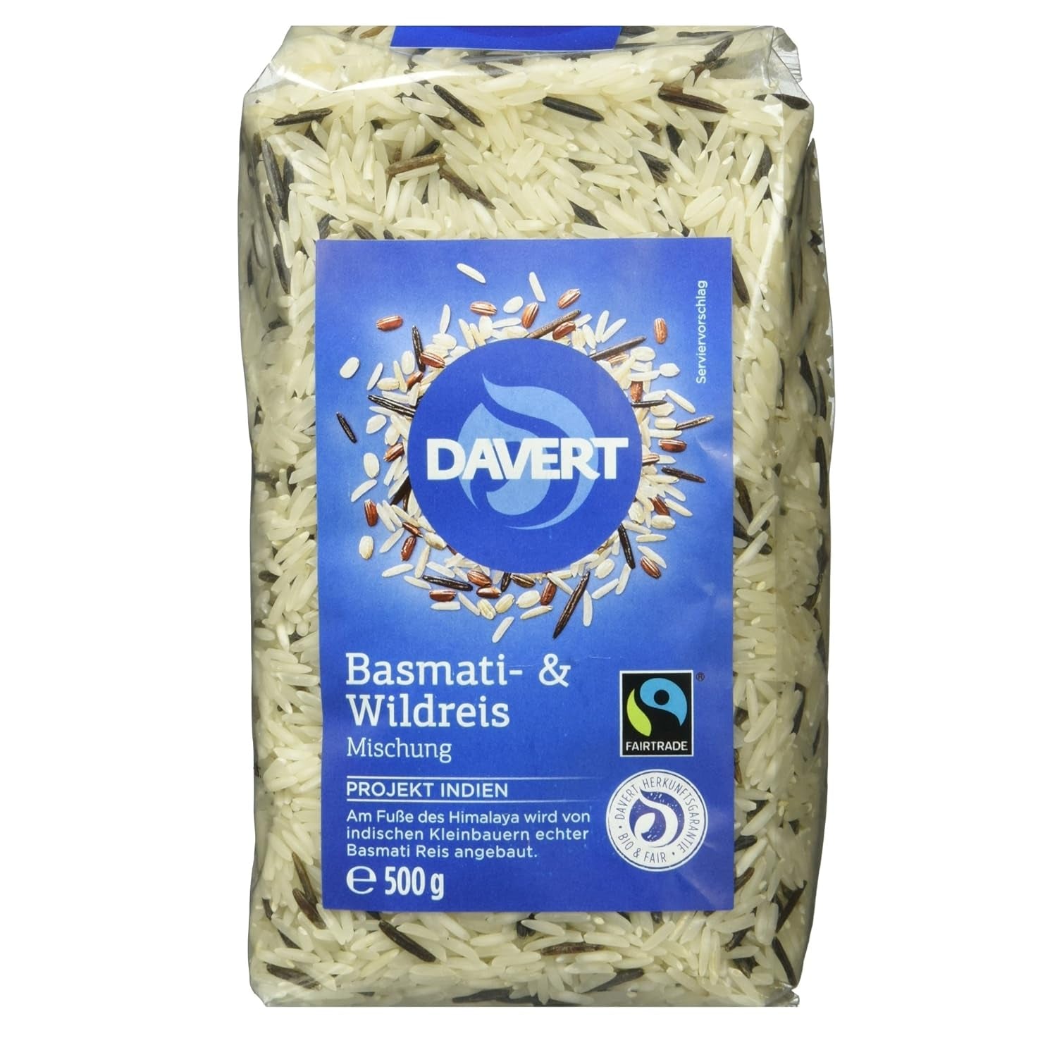 Davert Basmati és vadrizs keverék, bio, 500g