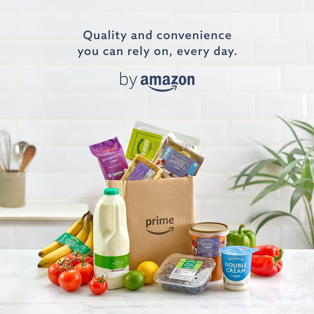 Penne Rigate din grâu integral de la Amazon, 500g