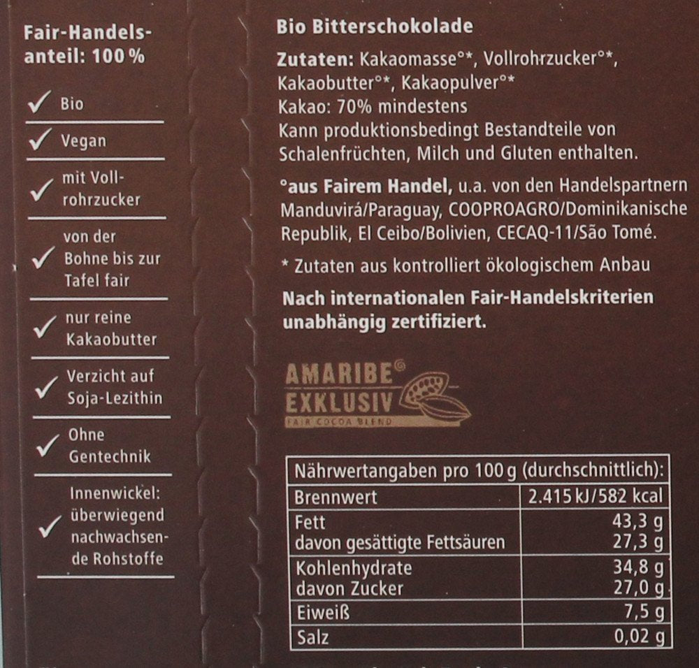 Bio kardamom, 38% kakaó, 100 g-os kiszerelés