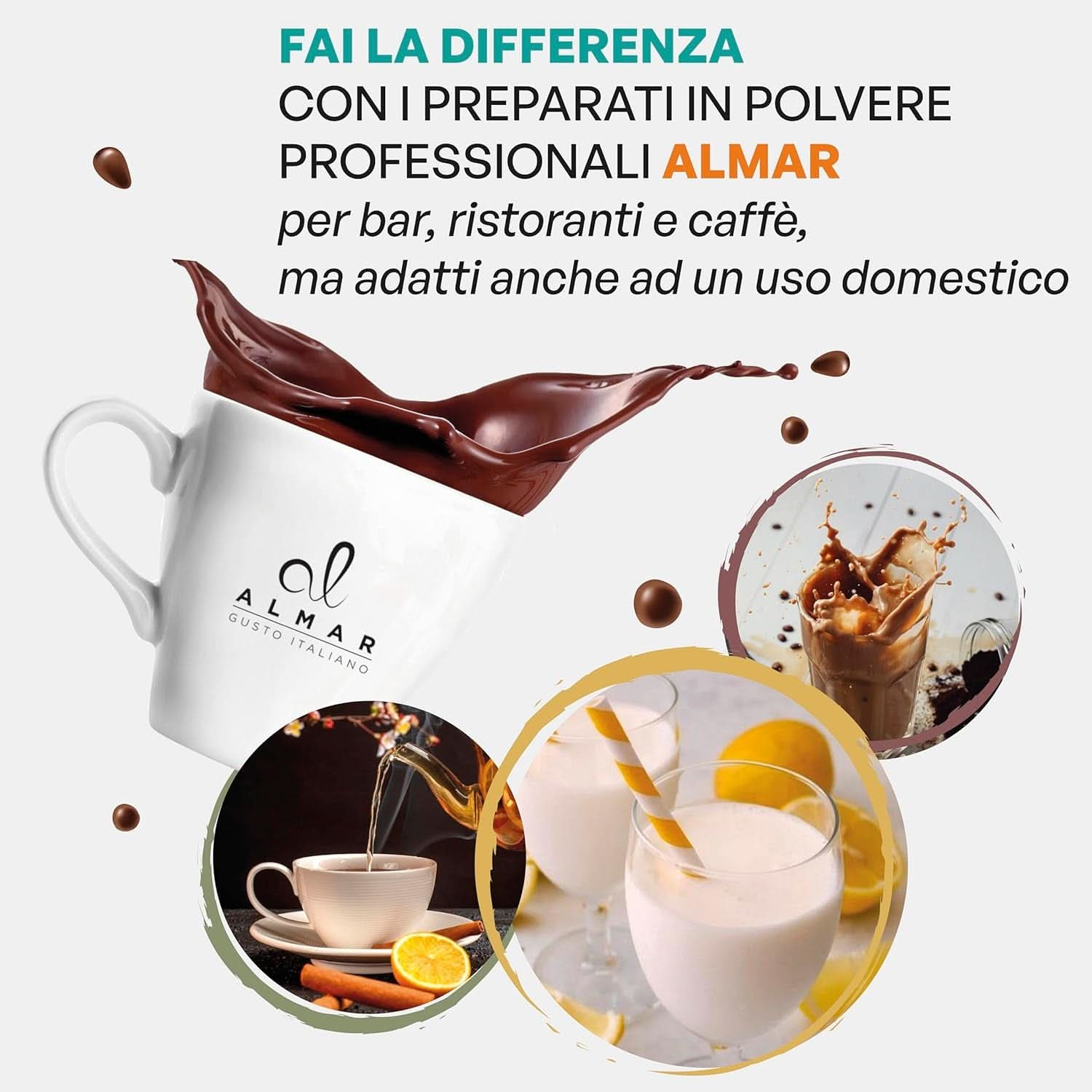 Olasz forró csokoládé Cortina CLASSIC ízű - (15 X 30 g) Egy adag, boríték, 450 g kakaó és forró csokoládé Naty Shop