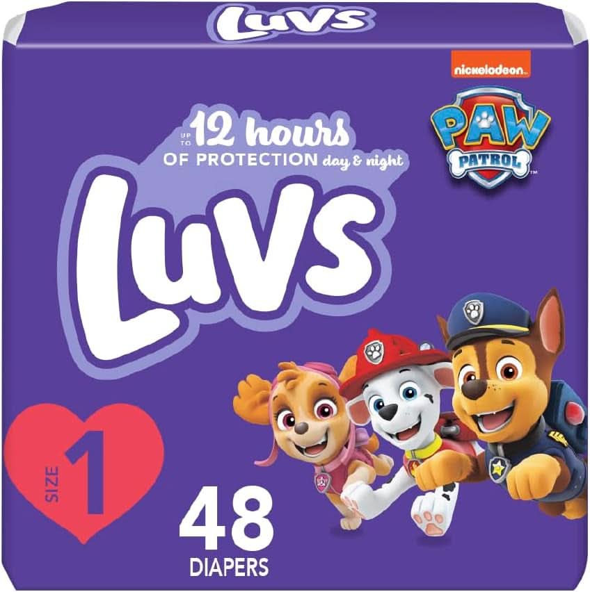 Paw Patrol, Scutece de unică folosință pentru copii Mama si Copilul Naty Shop 48 Size 1