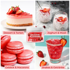 He-Ju, Eper ízű por, 250 grammos Aromas Naty Shop