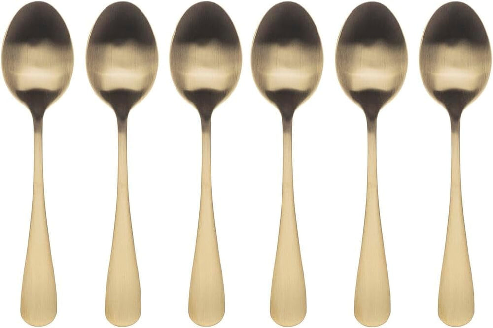 BERGNER MUNICH - Set de tacâmuri din oțel inoxidabil din 24 de piese Bucatarie Naty Shop Șampanie 6 bucăți