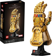 LEGO 76191 Marvel Super Heroes Infinity Glove Avengers Thanos kesztyű modellépítő készlet felnőtteknek rajongói elem Ajándék férfiaknak nőknek Her Him építőkészletek Besuche den LEGO-Store Single
