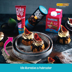 DECOCINO Glitter Cocoa Gold, Pudră de cacao de înaltă calitate cu glitter, 100 grame Naty Shop