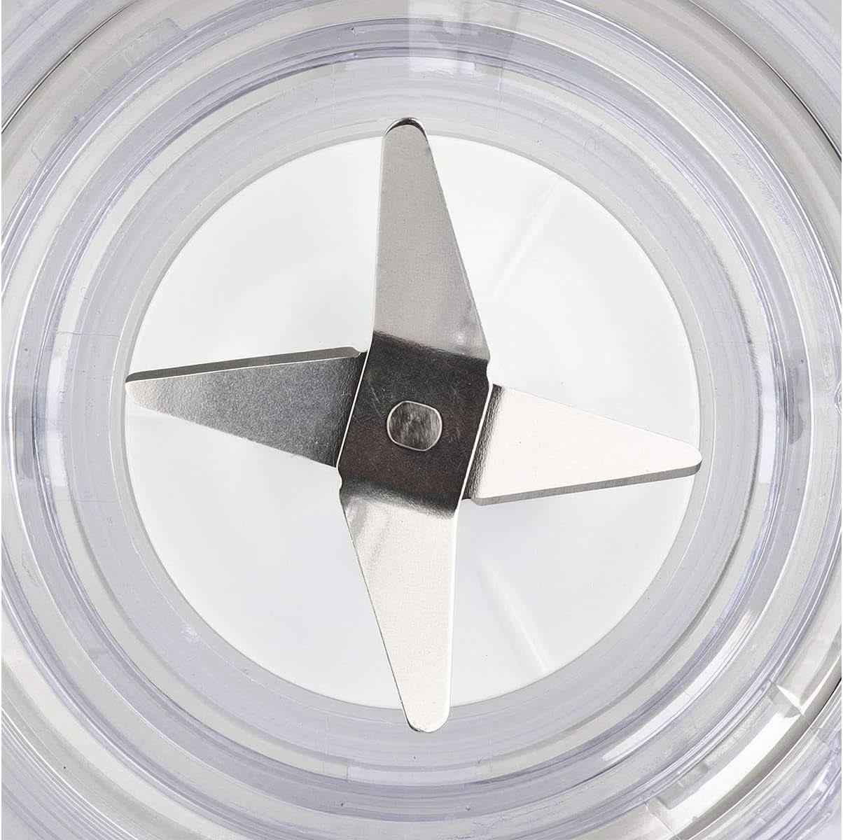 Girmi FR46 Elektrischer Mixer, 1,5 liter, 2 Geschwindigkeiten Mit Pulse-Funktion, 4 Edelstahlklingen, Messbecherdeckel, Messbecher Mit Scale, Sicherheitseinrichtung, Weiß/Rot Kitchen Naty Shop